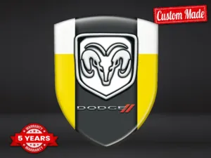 Dodge Aufkleber Selbstklebend Top Finish Custom Domes